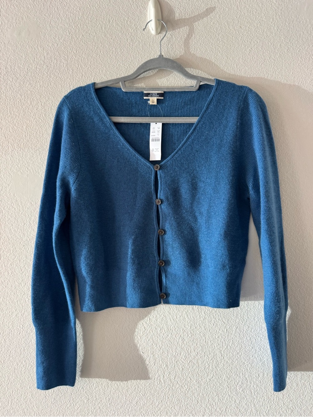 Cashmere blue cardigan